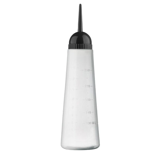 Auftrageflasche transparent 260 ml, mit beweglicher Applikatorspritze