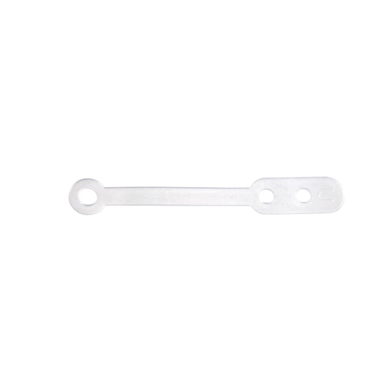 Comair Silikonbänder lang flach 50 Stück 73 mm