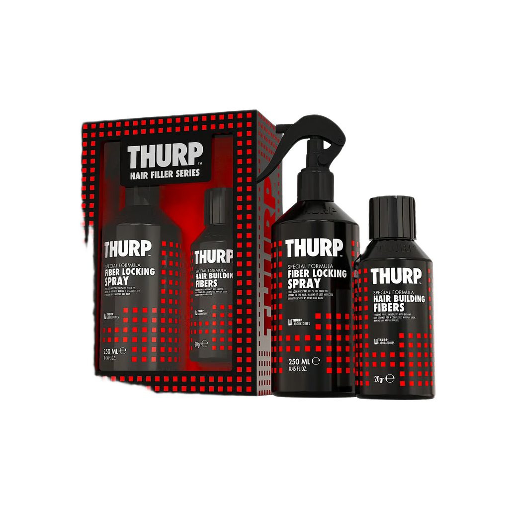 THURP Hair Fiber & Locking Spray Set