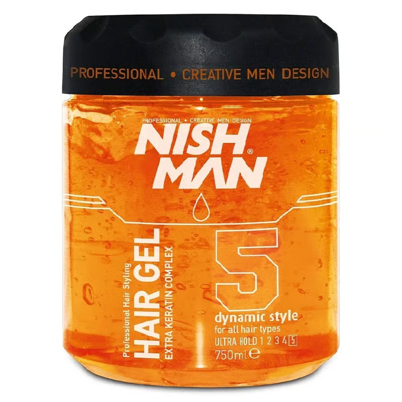 NISHMAN Hair Gel Dynamic Style 5 ultra hold 750 ml
