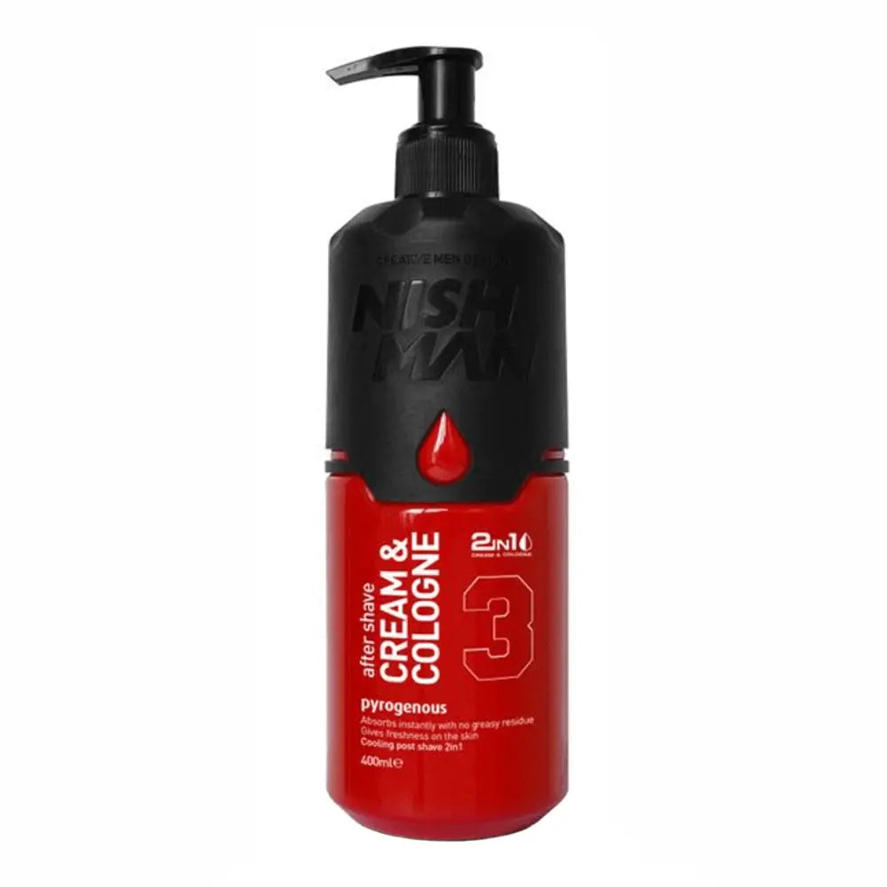 NISHMAN After Shave Cream & Cologne 400 ml